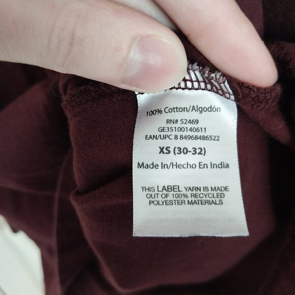 George Mens Cotton Crewneck T-shirts With Long Sleeves Bundle Set Of 7 Size XS - Picture 13 of 14